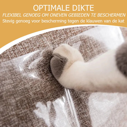 Anti Krab Vellen, Anti Krab Katten, Anti Krab Vellen voor Kat, Krabmeubelen, Krabpalen, Bankbeschermer, Meubelbescherming, Anti Krab Vellen voor Hond, Transparant, Anti Scratch, Klevende Anti Krab Vellen, 50 x 20 cm,