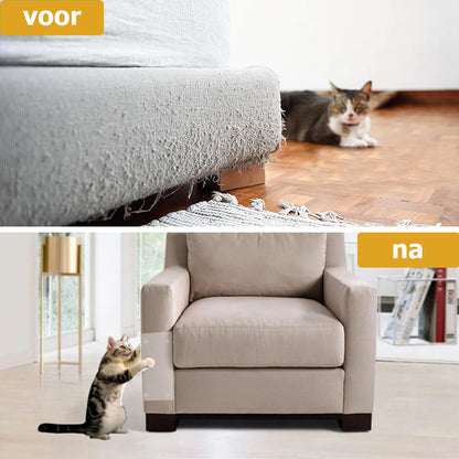 Anti Krab Vellen, Anti Krab Katten, Anti Krab Vellen voor Kat, Krabmeubelen, Krabpalen, Bankbeschermer, Meubelbescherming, Anti Krab Vellen voor Hond, Transparant, Anti Scratch, Klevende Anti Krab Vellen, 50 x 20 cm,