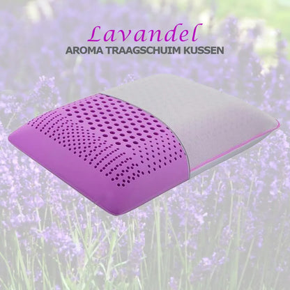 Aromatherapie Hoofdkussens Traagschuim, Therapie Orthopedisch Slaapkussen, Nekklachten, Slaapkussen met Aroma , Ergonomisch Kussen, Memory Foam Kussen, Orthopedisch Kussen, Hoofdkussens, 60x40x15 cm