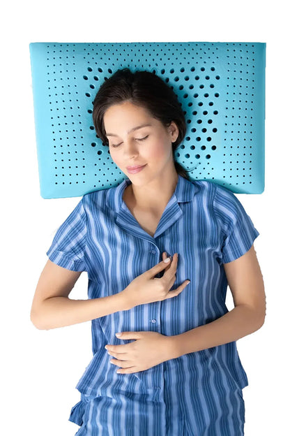 Aromatherapie Hoofdkussens Traagschuim, Therapie Orthopedisch Slaapkussen, Nekklachten, Slaapkussen met Aroma , Ergonomisch Kussen, Memory Foam Kussen, Orthopedisch Kussen, Hoofdkussens, 60x40x15 cm