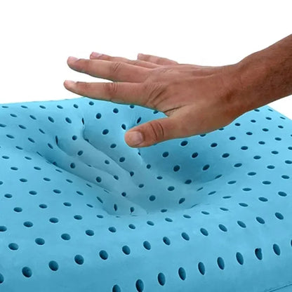 Aromatherapie Hoofdkussens Traagschuim, Therapie Orthopedisch Slaapkussen, Nekklachten, Slaapkussen met Aroma , Ergonomisch Kussen, Memory Foam Kussen, Orthopedisch Kussen, Hoofdkussens, 60x40x15 cm