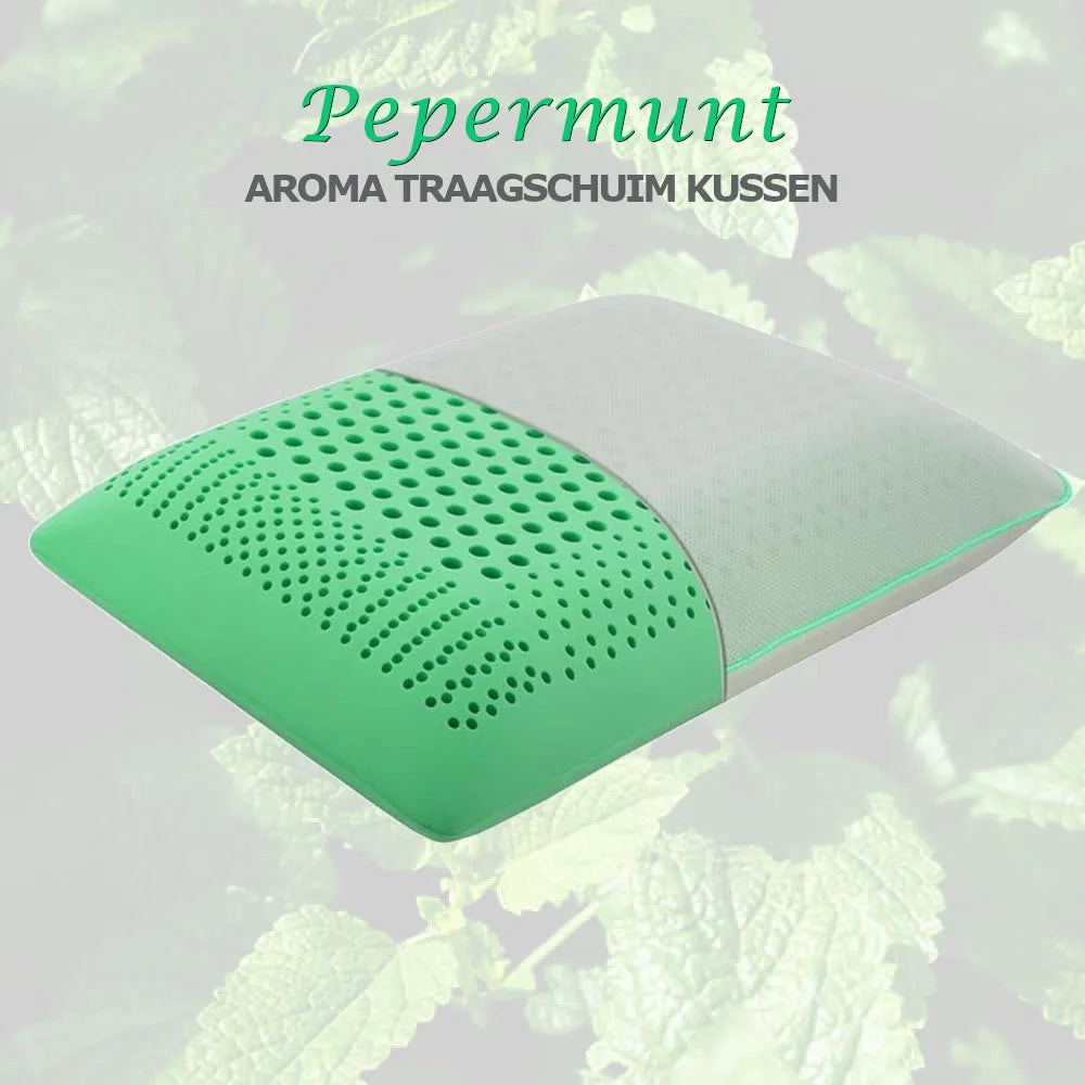 Aromatherapie Hoofdkussens Traagschuim, Therapie Orthopedisch Slaapkussen, Nekklachten, Slaapkussen met Aroma , Ergonomisch Kussen, Memory Foam Kussen, Orthopedisch Kussen, Hoofdkussens, 60x40x15 cm