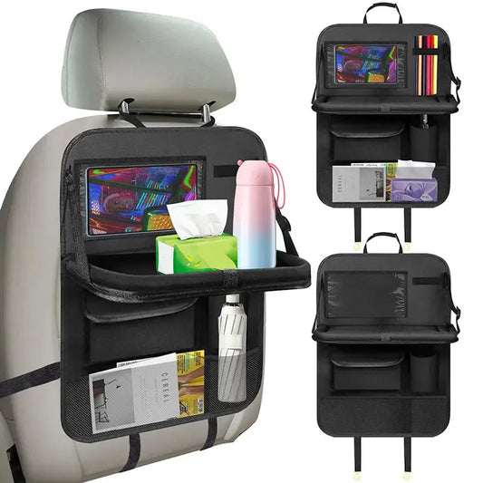 Auto Organizer, Autostoel Organizer, Reistafel voor Kinderen, Tablet Houder Auto, Baby Kinderen Autostoel Organizer, Tablet Houder, Stoel Organizer voor Kinderen, Autostoelen Rugleuning, Autostoelbescherming, Autotafel, Speeltafel, Eettafel
