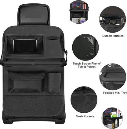 Auto Organizer, Autostoel Organizer, Reistafel voor Kinderen, Tablet Houder Auto, Baby Kinderen Autostoel Organizer, Tablet Houder, Stoel Organizer voor Kinderen, Autostoelen Rugleuning, Autostoelbescherming, Autotafel, Speeltafel, Eettafel