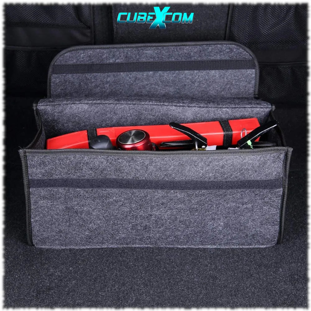 Auto Organizer Kofferbak, Auto Organizer, Autostoel Organizer, Naaldvilt Auto Kofferbaktas, Toolbag, Autotas, Auto Opbergtas, Kofferbak Gereedschapstas, Opbergtas Met Klittenbandsluiting