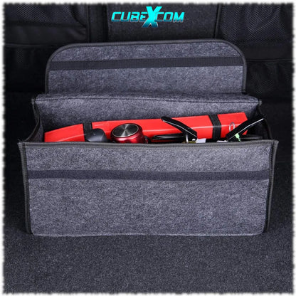 Auto Organizer Kofferbak, Auto Organizer, Autostoel Organizer, Naaldvilt Auto Kofferbaktas, Toolbag, Autotas, Auto Opbergtas, Kofferbak Gereedschapstas, Opbergtas Met Klittenbandsluiting
