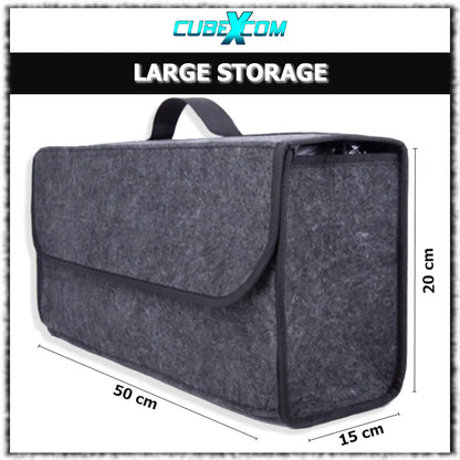 Auto Organizer Kofferbak, Auto Organizer, Autostoel Organizer, Naaldvilt Auto Kofferbaktas, Toolbag, Autotas, Auto Opbergtas, Kofferbak Gereedschapstas, Opbergtas Met Klittenbandsluiting