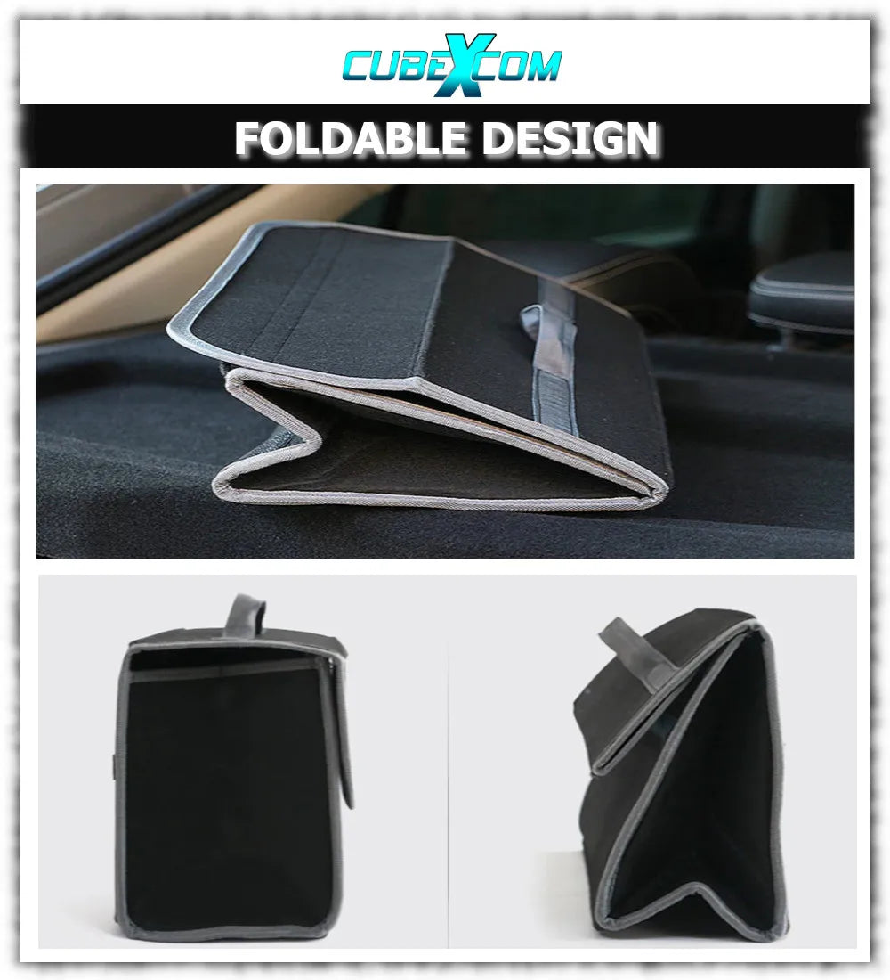 Auto Organizer Kofferbak, Auto Organizer, Autostoel Organizer, Naaldvilt Auto Kofferbaktas, Toolbag, Autotas, Auto Opbergtas, Kofferbak Gereedschapstas, Opbergtas Met Klittenbandsluiting
