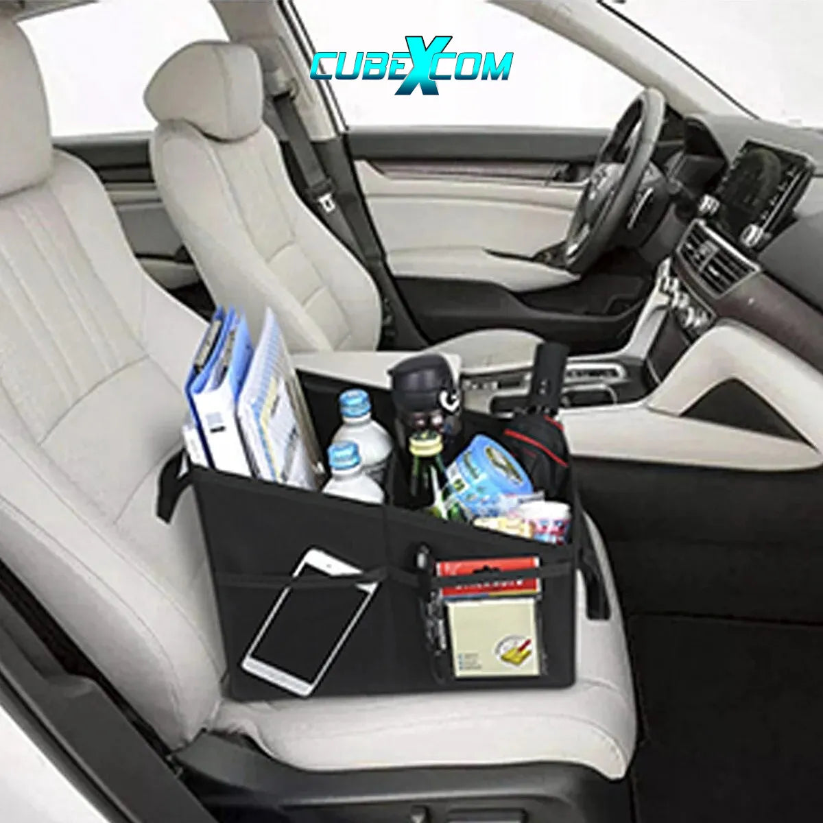 Auto Organizer Kofferbak, Auto Organizer, Autostoel Organizer, Opvouwbare Kofferbaktas, Anti-Slip Ontwerp Voorstoel Of Achterbank En Kofferbak Opbergdoos,Toolbag, Autotas, Auto Opbergtas, Kofferbak Gereedschapstas, Meerdere Mesh Zakken