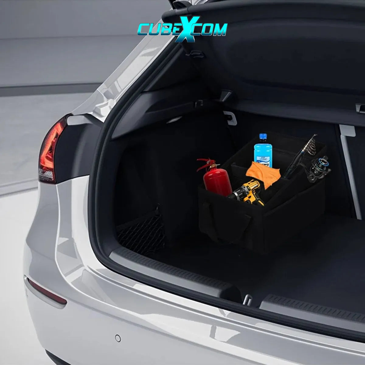 Auto Organizer Kofferbak, Auto Organizer, Autostoel Organizer, Opvouwbare Kofferbaktas, Anti-Slip Ontwerp Voorstoel Of Achterbank En Kofferbak Opbergdoos,Toolbag, Autotas, Auto Opbergtas, Kofferbak Gereedschapstas, Meerdere Mesh Zakken