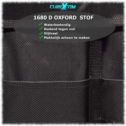 Auto Organizer Kofferbak, XXL Auto Organizer, 63 Liter Autostoel Organizer, Opvouwbare Kofferbaktas, Anti-Slip Ontwerp Voorstoel Of Achterbank En Kofferbak Opbergdoos,Toolbag, Autotas, Auto Opbergtas, Kofferbak Gereedschapstas, Meerdere Mesh Zakken