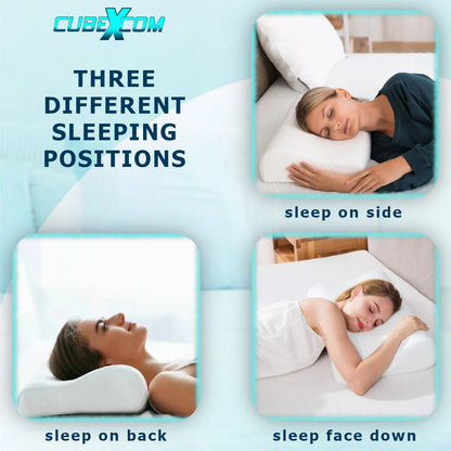 Hoofdkussens Traagschuim, Hoofdkussen Nekklachten, Slaapkussen, Ergonomisch Kussen, Memory Foam Kussen, Orthopedisch Kussen, Hoofdkussens, Moederdag Cadeautje, 50x34x11CM