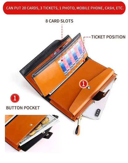 Portemonnee Dames, Portemonnee, Portefeuille Dames, Dames Pasjes Houder, Card Holder Wallet, Portefeuille Dames Met Kaarthouders, Pasjeshouder Vrouwen
