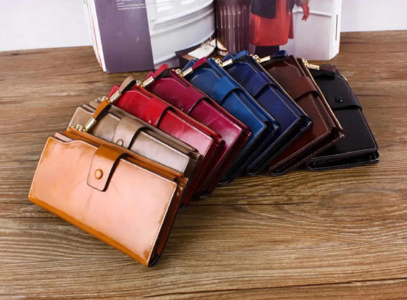Portemonnee Dames, Portemonnee, Portefeuille Dames, Dames Pasjes Houder, Card Holder Wallet, Portefeuille Dames Met Kaarthouders, Pasjeshouder Vrouwen