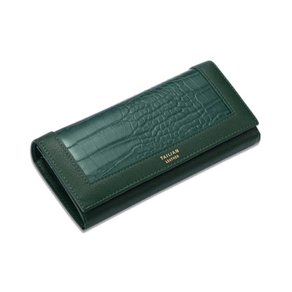 Portemonnee Dames, Portemonnee, Portefeuille Dames, Dames Pasjes Houder, Card Holder Wallet, Portefeuille Dames Met Kaarthouders, Pasjeshouder Vrouwen, LEREN PATROON