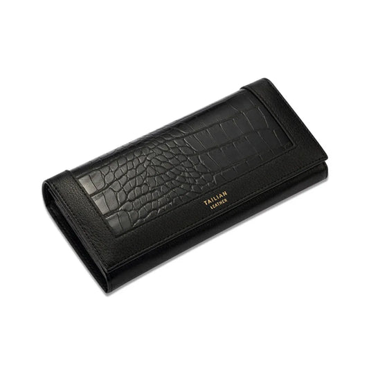 Portemonnee Dames, Portemonnee, Portefeuille Dames, Dames Pasjes Houder, Card Holder Wallet, Portefeuille Dames Met Kaarthouders, Pasjeshouder Vrouwen, LEREN PATROON