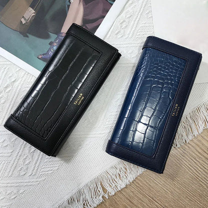 Portemonnee Dames, Portemonnee, Portefeuille Dames, Dames Pasjes Houder, Card Holder Wallet, Portefeuille Dames Met Kaarthouders, Pasjeshouder Vrouwen, LEREN PATROON