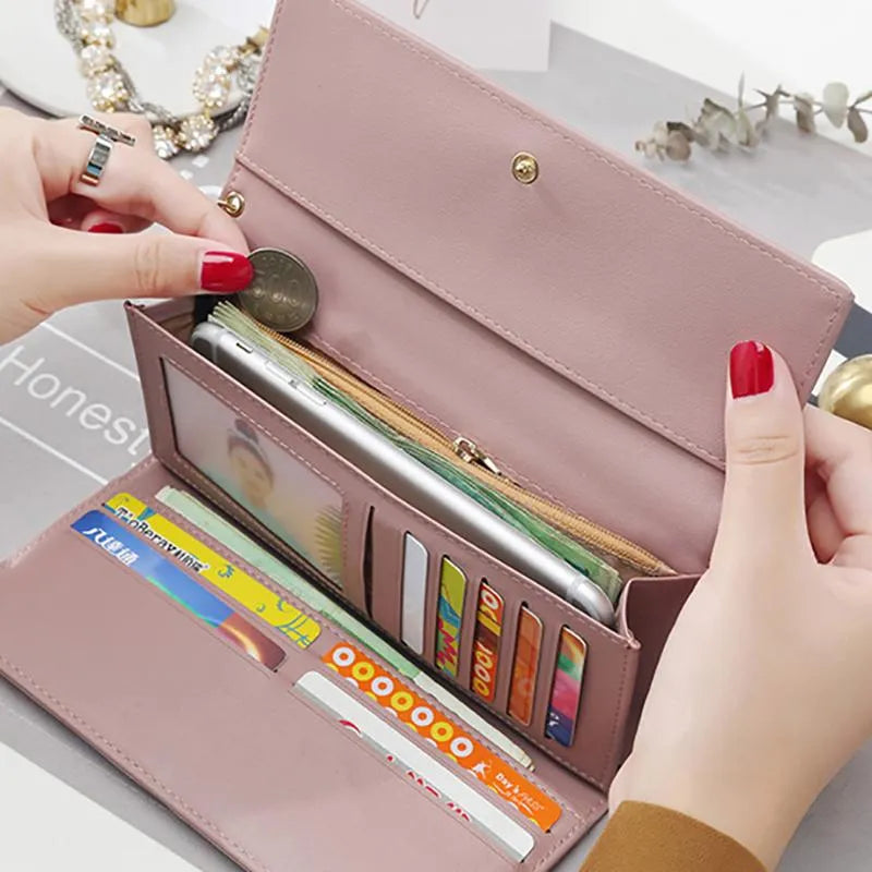 Portemonnee Dames, Portemonnee, Portefeuille Dames, Dames Pasjes Houder, Card Holder Wallet, Portefeuille Dames Met Kaarthouders, Pasjeshouder Vrouwen