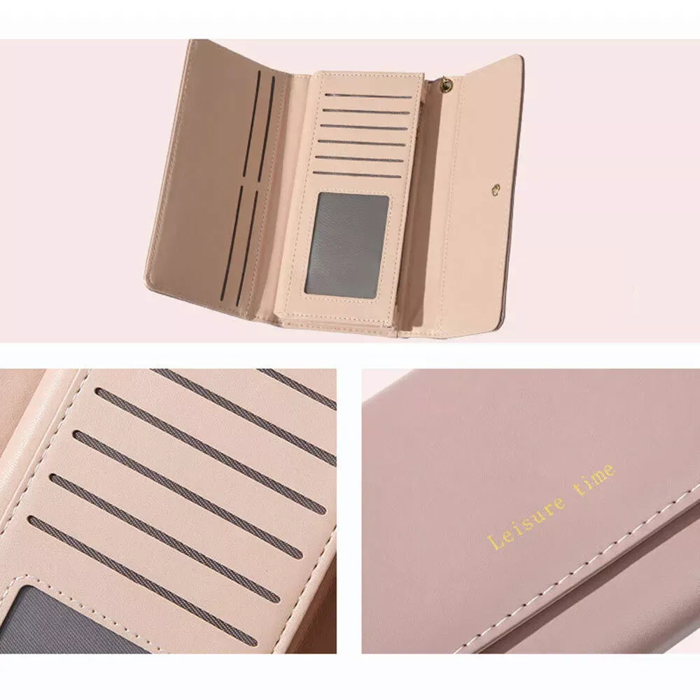 Portemonnee Dames, Portemonnee, Portefeuille Dames, Dames Pasjes Houder, Card Holder Wallet, Portefeuille Dames Met Kaarthouders, Pasjeshouder Vrouwen
