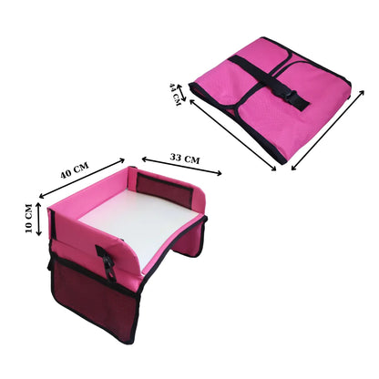 Reistafel voor Kinderen, Tekentafel, Tablethouder, Auto en Vliegtuig Reistafel voor Kinderen, Opvouwbaar, Autotafel, Organizers, Speeltafel, Eettafel, Auto Organizer voor Kinderen
