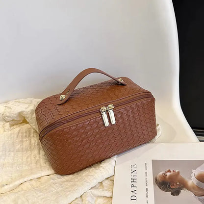 Toilettas, Make Up Tasje, Make Up Koffer, Beautycase, Make Up Organizer, Make Up Tas, Reis Toilettas, Reistas, Toilettas Dames, Make Up Organizer, Make Up Etui, Beautycase Koffer, Cosmetica Tas, Moederdag, Valentijnsdag, GEBREID PATROON