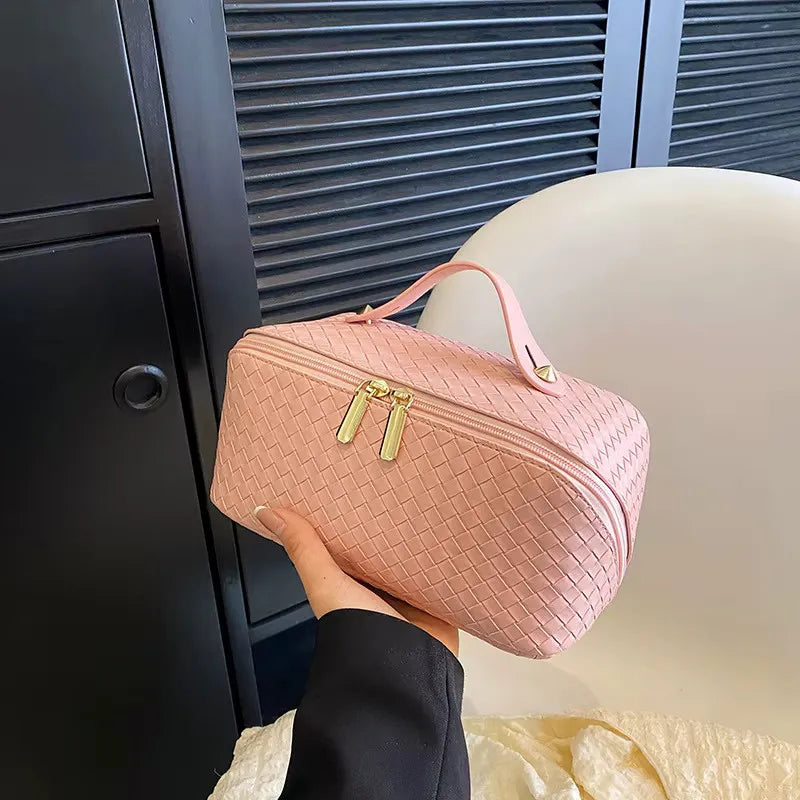 Toilettas, Make Up Tasje, Make Up Koffer, Beautycase, Make Up Organizer, Make Up Tas, Reis Toilettas, Reistas, Toilettas Dames, Make Up Organizer, Make Up Etui, Beautycase Koffer, Cosmetica Tas, Moederdag, Valentijnsdag, GEBREID PATROON