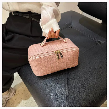 Toilettas, Make Up Tasje, Make Up Koffer, Beautycase, Make Up Organizer, Make Up Tas, Reis Toilettas, Reistas, Toilettas Dames, Make Up Organizer, Make Up Etui, Beautycase Koffer, Cosmetica Tas, Moederdag, Valentijnsdag, GEBREID PATROON