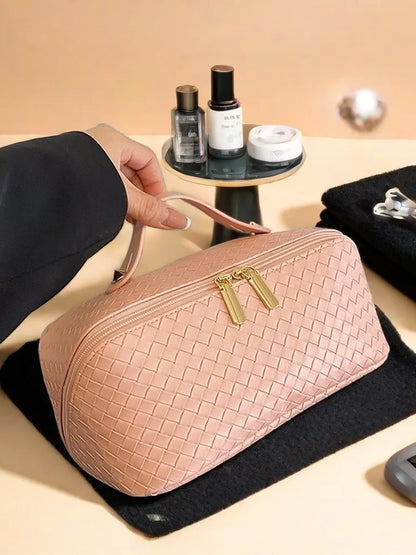 Toilettas, Make Up Tasje, Make Up Koffer, Beautycase, Make Up Organizer, Make Up Tas, Reis Toilettas, Reistas, Toilettas Dames, Make Up Organizer, Make Up Etui, Beautycase Koffer, Cosmetica Tas, Moederdag, Valentijnsdag, GEBREID PATROON