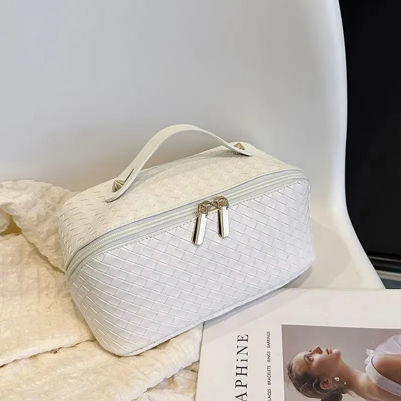 Toilettas, Make Up Tasje, Make Up Koffer, Beautycase, Make Up Organizer, Make Up Tas, Reis Toilettas, Reistas, Toilettas Dames, Make Up Organizer, Make Up Etui, Beautycase Koffer, Cosmetica Tas, Moederdag, Valentijnsdag, GEBREID PATROON
