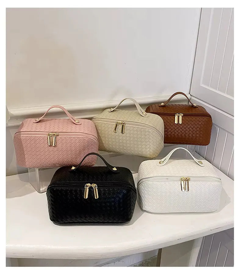 Toilettas, Make Up Tasje, Make Up Koffer, Beautycase, Make Up Organizer, Make Up Tas, Reis Toilettas, Reistas, Toilettas Dames, Make Up Organizer, Make Up Etui, Beautycase Koffer, Cosmetica Tas, Moederdag, Valentijnsdag, GEBREID PATROON