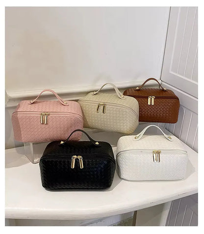 Toilettas, Make Up Tasje, Make Up Koffer, Beautycase, Make Up Organizer, Make Up Tas, Reis Toilettas, Reistas, Toilettas Dames, Make Up Organizer, Make Up Etui, Beautycase Koffer, Cosmetica Tas, Moederdag, Valentijnsdag, GEBREID PATROON