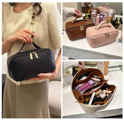 Toilettas, Make Up Tasje, Make Up Koffer, Beautycase, Make Up Organizer, Make Up Tas, Reis Toilettas, Reistas, Toilettas Dames, Make Up Organizer, Make Up Etui, Beautycase Koffer, Cosmetica Tas, Moederdag, Valentijnsdag, GEBREID PATROON
