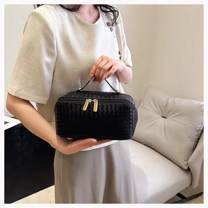 Toilettas, Make Up Tasje, Make Up Koffer, Beautycase, Make Up Organizer, Make Up Tas, Reis Toilettas, Reistas, Toilettas Dames, Make Up Organizer, Make Up Etui, Beautycase Koffer, Cosmetica Tas, Moederdag, Valentijnsdag, GEBREID PATROON