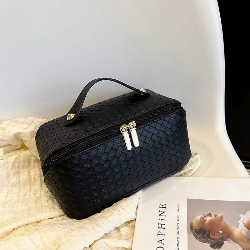 Toilettas, Make Up Tasje, Make Up Koffer, Beautycase, Make Up Organizer, Make Up Tas, Reis Toilettas, Reistas, Toilettas Dames, Make Up Organizer, Make Up Etui, Beautycase Koffer, Cosmetica Tas, Moederdag, Valentijnsdag, GEBREID PATROON