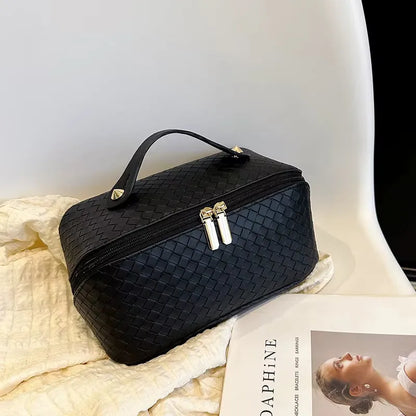 Toilettas, Make Up Tasje, Make Up Koffer, Beautycase, Make Up Organizer, Make Up Tas, Reis Toilettas, Reistas, Toilettas Dames, Make Up Organizer, Make Up Etui, Beautycase Koffer, Cosmetica Tas, Moederdag, Valentijnsdag, GEBREID PATROON