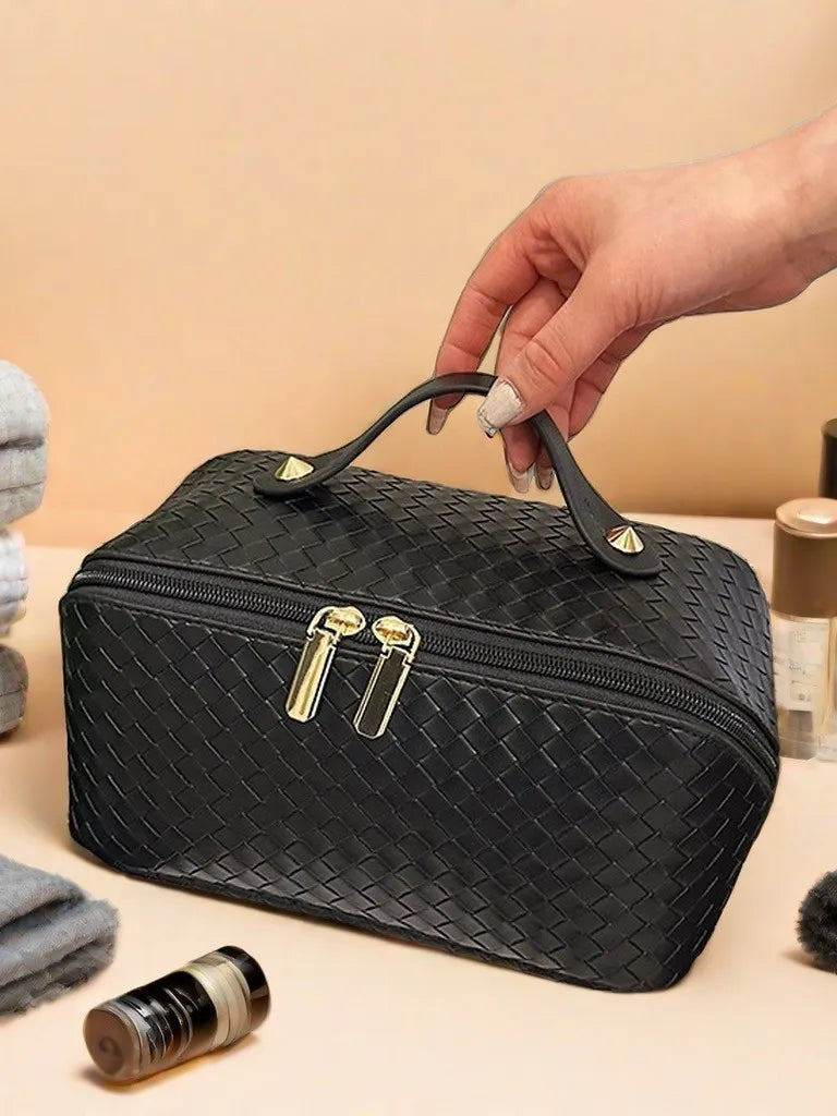 Toilettas, Make Up Tasje, Make Up Koffer, Beautycase, Make Up Organizer, Make Up Tas, Reis Toilettas, Reistas, Toilettas Dames, Make Up Organizer, Make Up Etui, Beautycase Koffer, Cosmetica Tas, Moederdag, Valentijnsdag, GEBREID PATROON