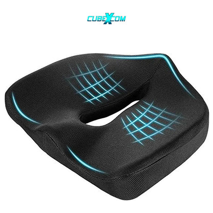 Zitkussen, Orthopedisch Ergonomisch Traagschuim Stoelkussen, Zitkussen Bureaustoel, Comfortabel Memory Foam Steunkussen, Wigkussen, Coccyx Kussen, Bureaustoelkussen , Autostoelkussen, Stuitkussen, İschiaskussen, Zwangerschapskussen