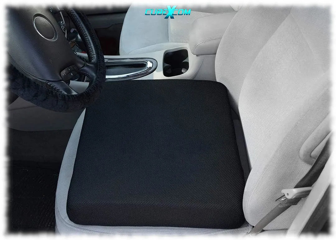 Zitkussen, Orthopedisch Ergonomisch Traagschuim Stoelkussen, Rolstoelkussen, Zitkussen Bureaustoel, Comfortabel Memory Foam Steunkussen, Wigkussen, Bureaustoelkussen, Autostoelkussen, Stuitkussen, İschiaskussen, Zwangerschapskussen,VIERKANT
