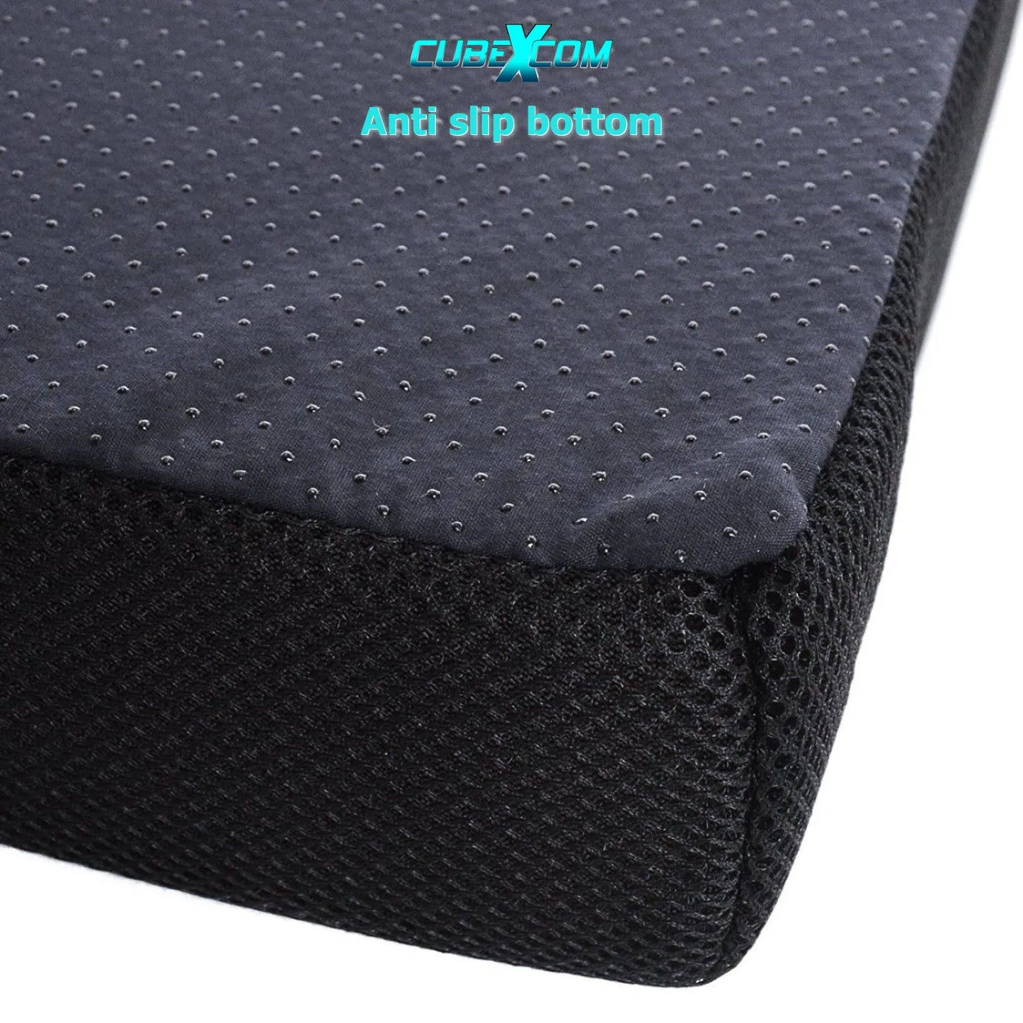 Zitkussen, Orthopedisch Ergonomisch Traagschuim Stoelkussen, Rolstoelkussen, Zitkussen Bureaustoel, Comfortabel Memory Foam Steunkussen, Wigkussen, Bureaustoelkussen, Autostoelkussen, Stuitkussen, İschiaskussen, Zwangerschapskussen,VIERKANT