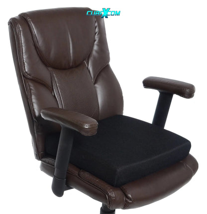 Zitkussen, Orthopedisch Ergonomisch Traagschuim Stoelkussen, Rolstoelkussen, Zitkussen Bureaustoel, Comfortabel Memory Foam Steunkussen, Wigkussen, Bureaustoelkussen, Autostoelkussen, Stuitkussen, İschiaskussen, Zwangerschapskussen,VIERKANT