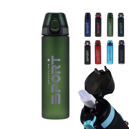 KHRONOX® Drinkfles, Waterfles, Drinkflessen, Waterflessen, Lekvrij, BPA Vrij, Drinkfles Volwassenen, Water Bottle, Drinkflessen Volwassenen, Drinkfles Met Rietje Volwassenen, UNIEK RIETJE, 750 ML