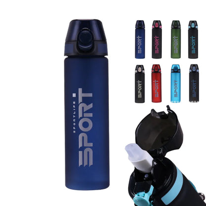 KHRONOX® Drinkfles, Waterfles, Drinkflessen, Waterflessen, Lekvrij, BPA Vrij, Drinkfles Volwassenen, Water Bottle, Drinkflessen Volwassenen, Drinkfles Met Rietje Volwassenen, UNIEK RIETJE, 750 ML
