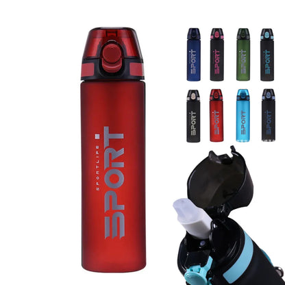 KHRONOX® Drinkfles, Waterfles, Drinkflessen, Waterflessen, Lekvrij, BPA Vrij, Drinkfles Volwassenen, Water Bottle, Drinkflessen Volwassenen, Drinkfles Met Rietje Volwassenen, UNIEK RIETJE, 750 ML