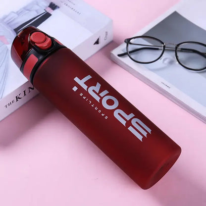 KHRONOX® Drinkfles, Waterfles, Drinkflessen, Waterflessen, Lekvrij, BPA Vrij, Drinkfles Volwassenen, Water Bottle, Drinkflessen Volwassenen, Drinkfles Met Rietje Volwassenen, UNIEK RIETJE, 750 ML