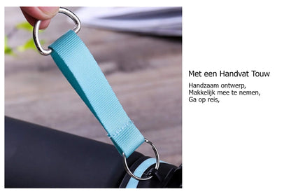 KHRONOX® Drinkfles, Waterfles, Drinkflessen, Waterflessen, Lekvrij, BPA Vrij, Drinkfles Volwassenen, Water Bottle, Drinkflessen Volwassenen, Drinkfles Met Rietje Volwassenen, UNIEK RIETJE, 750 ML