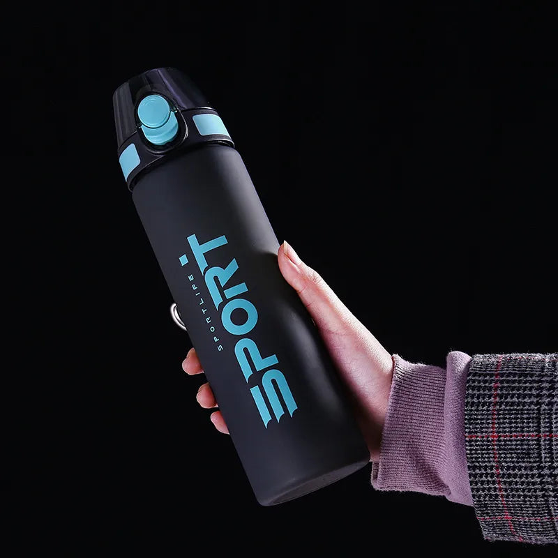 KHRONOX® Drinkfles, Waterfles, Drinkflessen, Waterflessen, Lekvrij, BPA Vrij, Drinkfles Volwassenen, Water Bottle, Drinkflessen Volwassenen, Drinkfles Met Rietje Volwassenen, UNIEK RIETJE, 750 ML