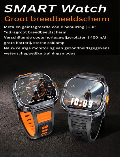 Smartwatch Dames en Heren, Horloge, Smartwatch Bluetooth, Sporthorloge, Horloge Heren en Dames, Activity Tracker, IPS Scherm, WATERDICHT, 30 Dagen Batterij, Smartwatches geschikt voor IOS, Android