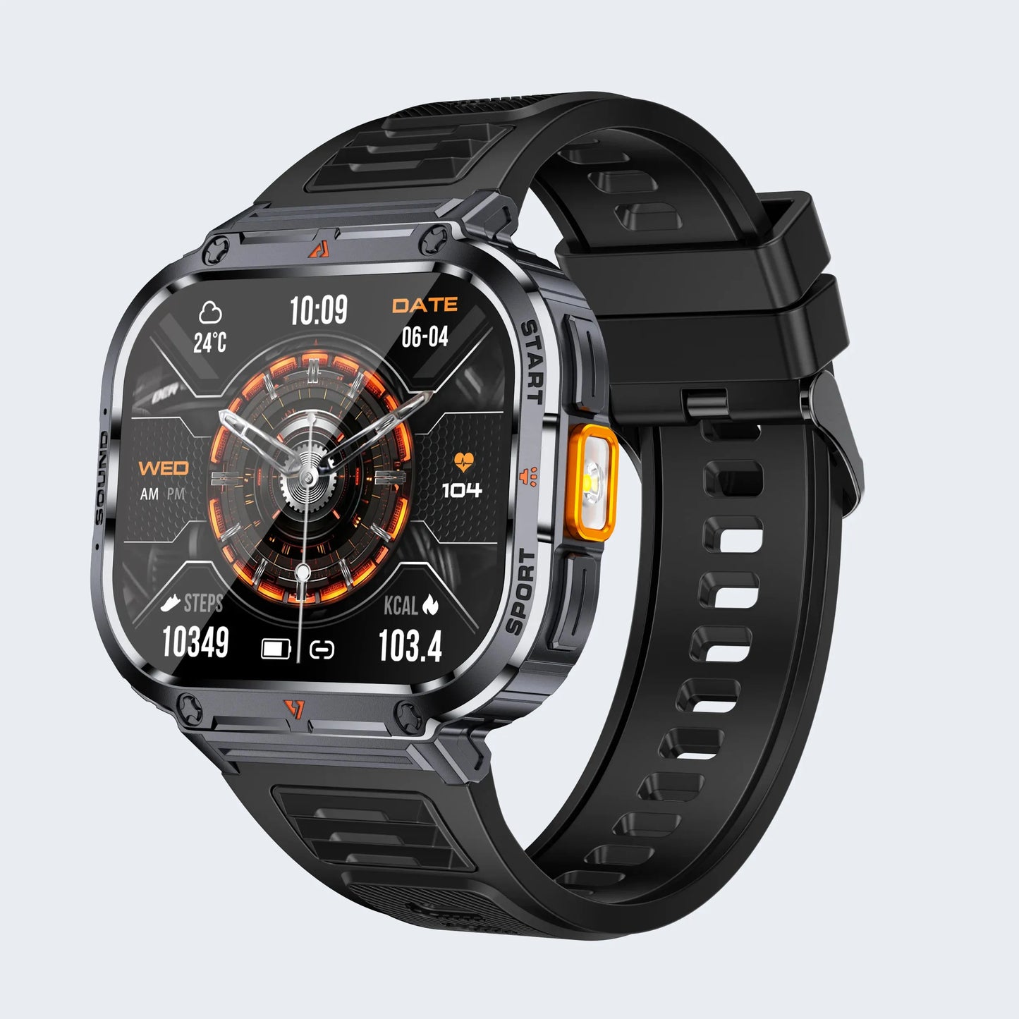 Smartwatch Dames en Heren, Horloge, Smartwatch Bluetooth, Sporthorloge, Horloge Heren en Dames, Activity Tracker, IPS Scherm, WATERDICHT, 30 Dagen Batterij, Smartwatches geschikt voor IOS, Android