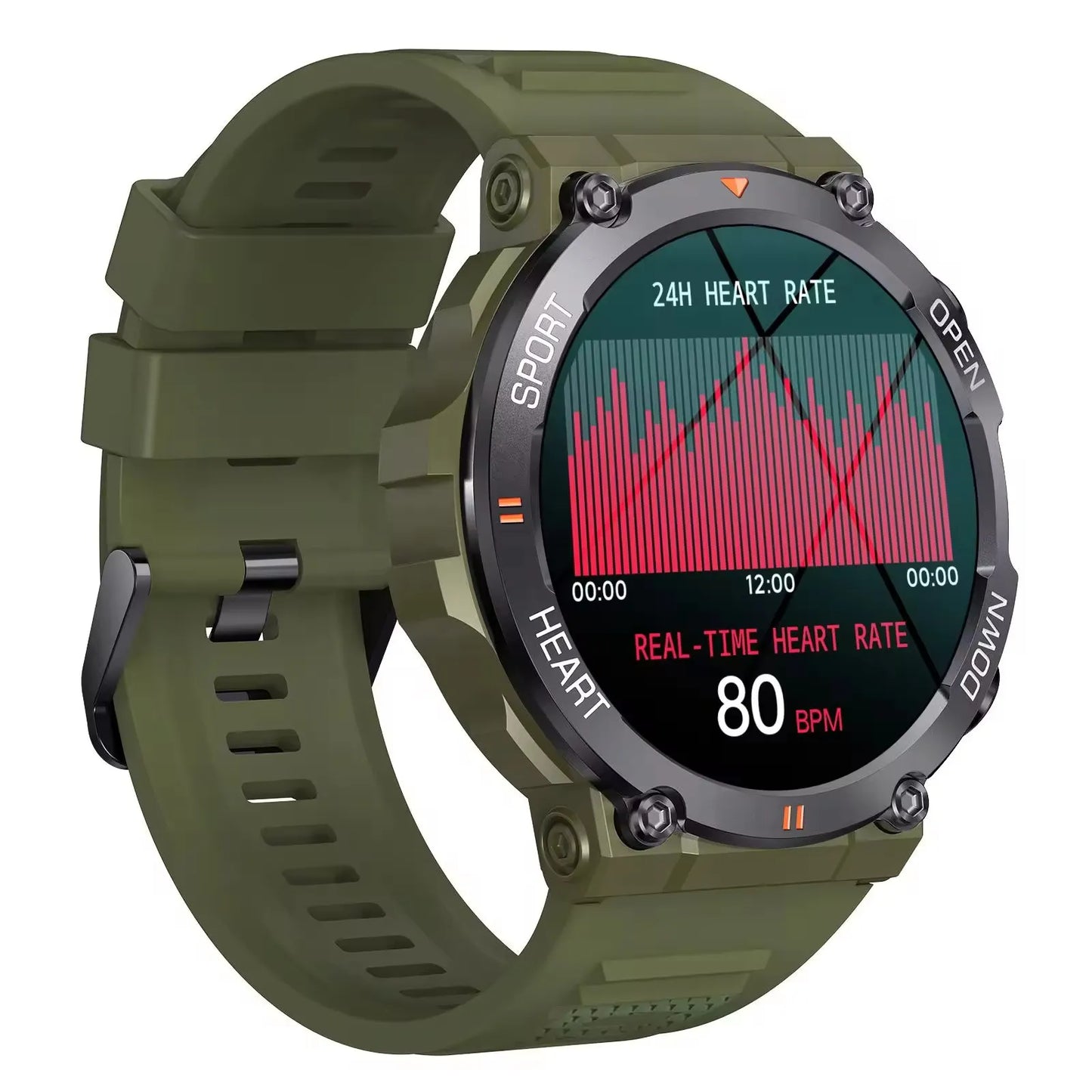 Smartwatch Dames en Heren, Horloge, Smartwatch Bluetooth, Sporthorloge, Horloge Heren en Dames, Activity Tracker, IPS Scherm, WATERDICHT, 30 Dagen Batterij, Smartwatches geschikt voor IOS, Android
