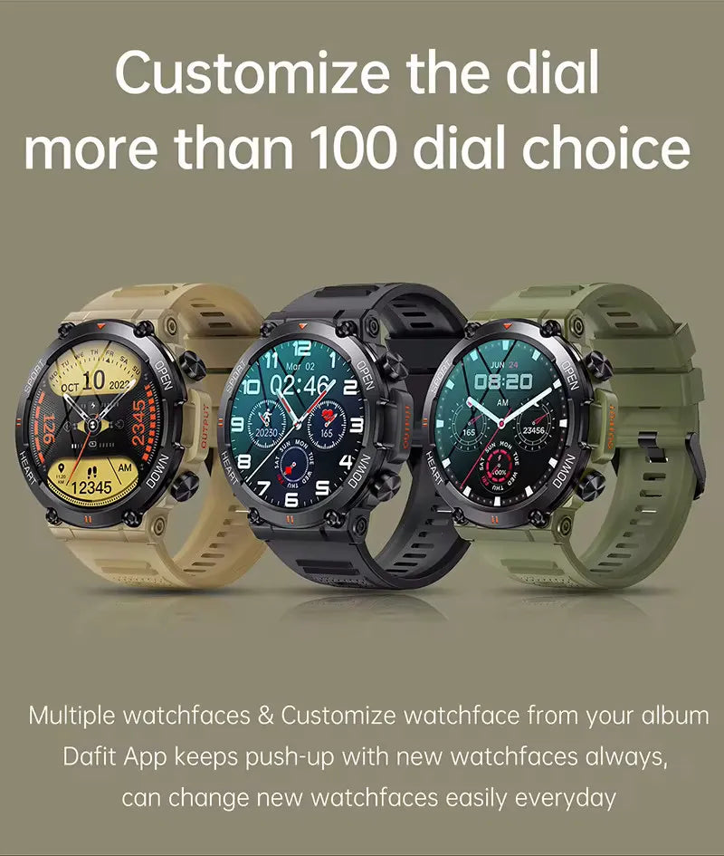 Smartwatch Dames en Heren, Horloge, Smartwatch Bluetooth, Sporthorloge, Horloge Heren en Dames, Activity Tracker, IPS Scherm, WATERDICHT, 30 Dagen Batterij, Smartwatches geschikt voor IOS, Android